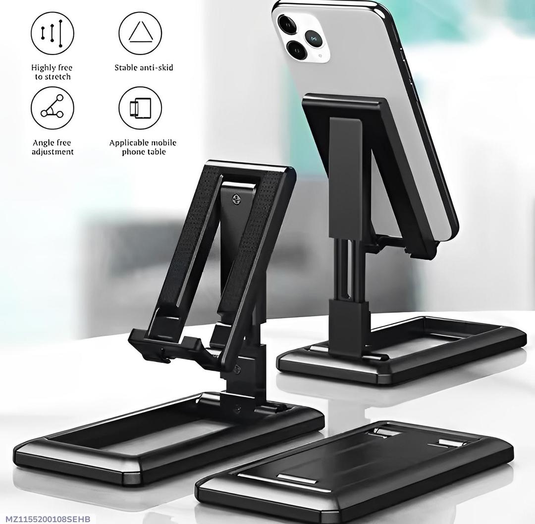 Premium Black ABS Tripod Stand for iPhone iPad Xiaomi
