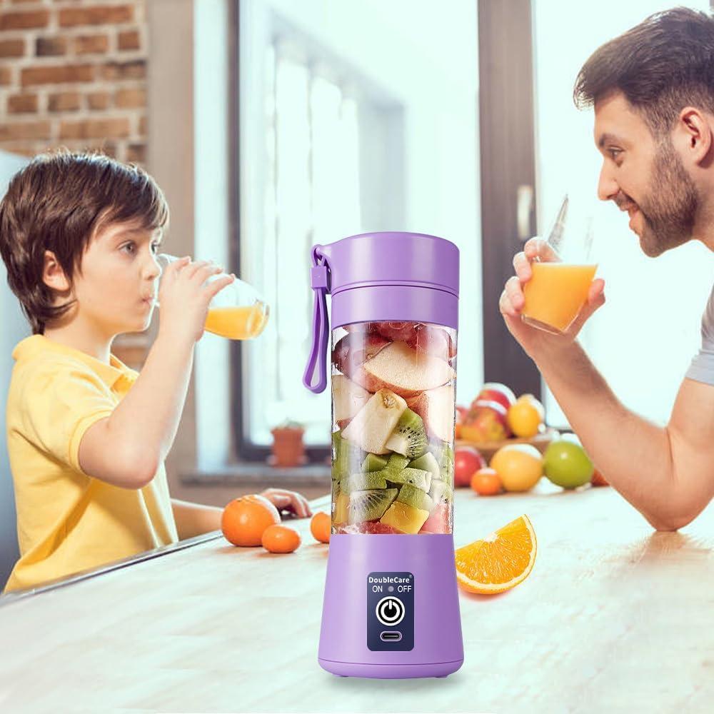 Rechargeable Mini Blender Purple ABS Portable