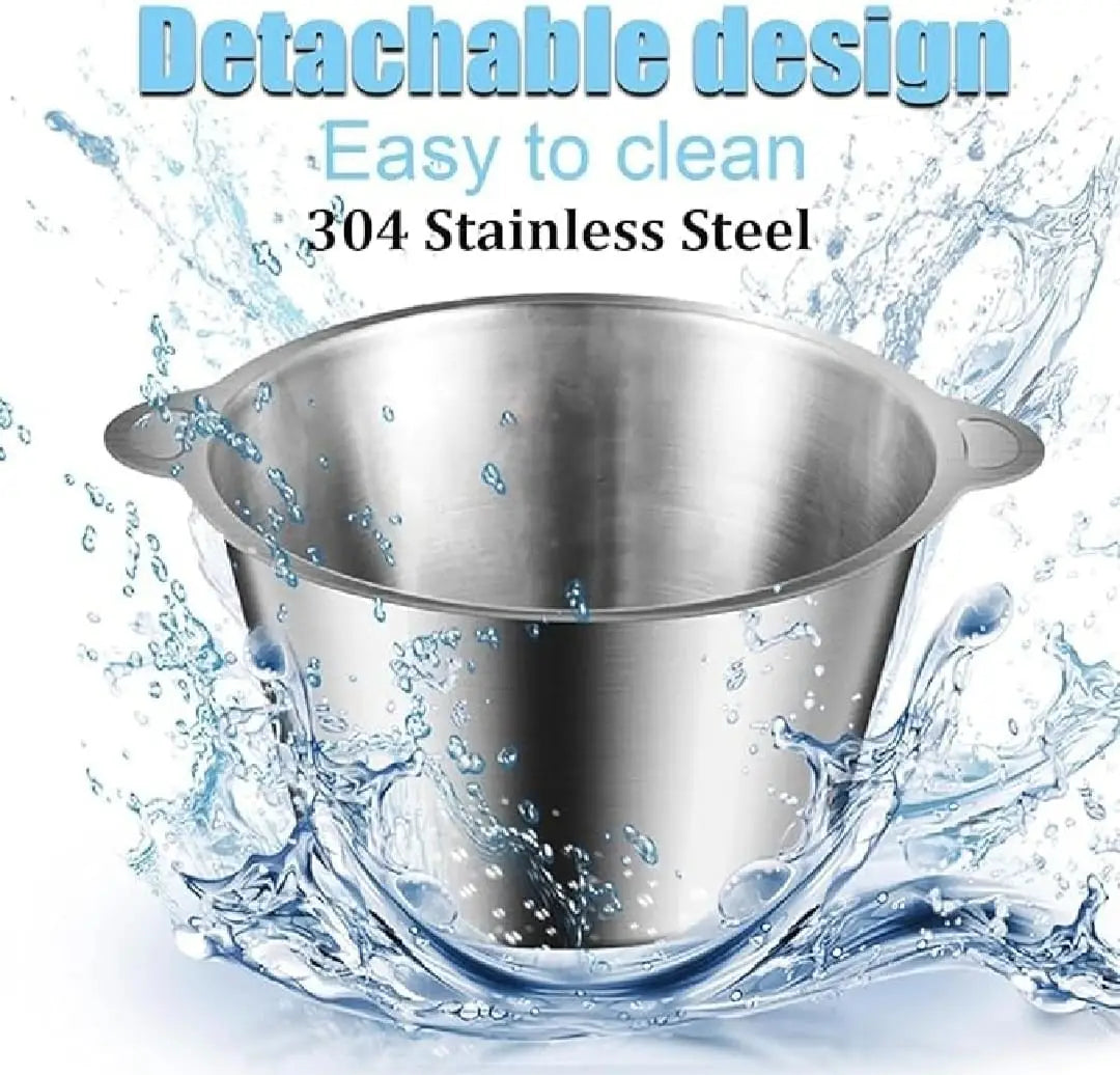 High Quality 3L Electric Chopper Machine Stainless Steel Bowl | 4 Sharp Blades | Meat Grinder & Qeema Maker | Food Processor | Vegetable Fruit Cutter | Powerful Kitchen Appliance