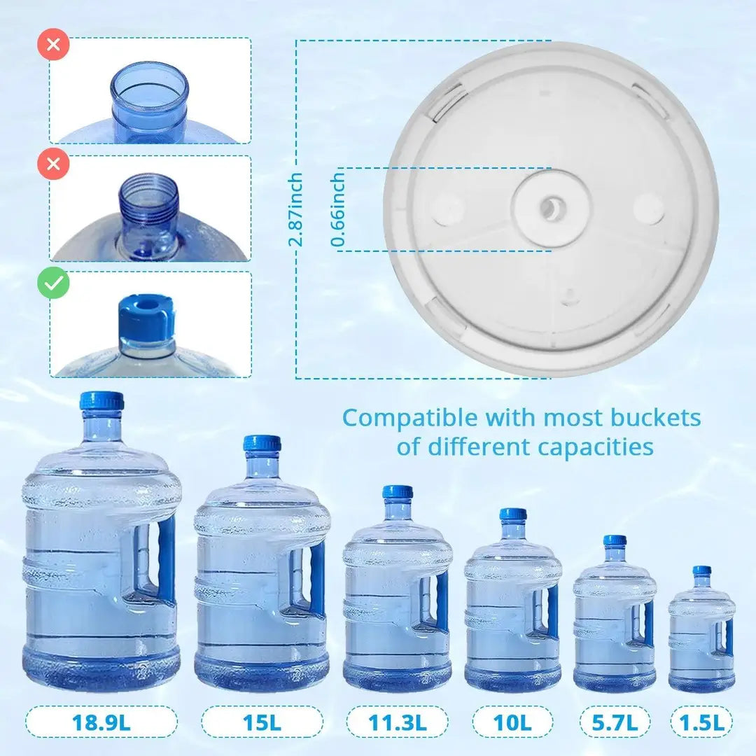 Automatic Water Dispenser Pump USB Rechargeable – Electric Water Bottle Pump for 19L Gallon – Portable Drinking Water Dispenser