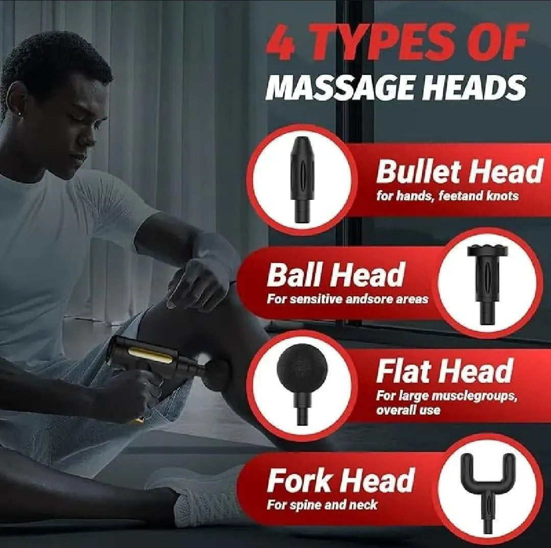 Portable Mini Massage Gun 20°C Rechargeable Blue 1kg
