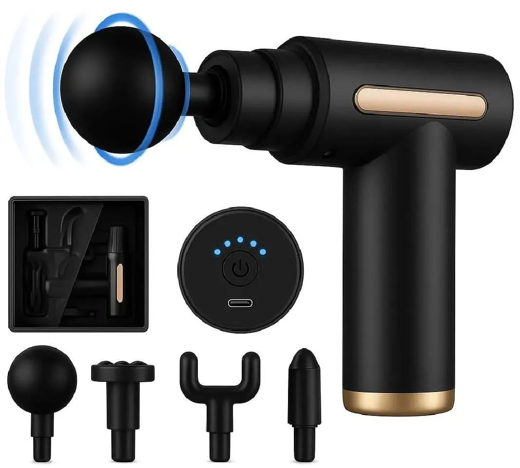 Portable Mini Massage Gun 20°C Rechargeable Blue 1kg