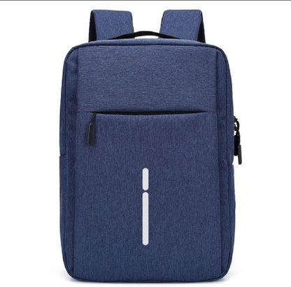 Stylish Laptop Bag Blue Gray Black 15" Reflective Strip