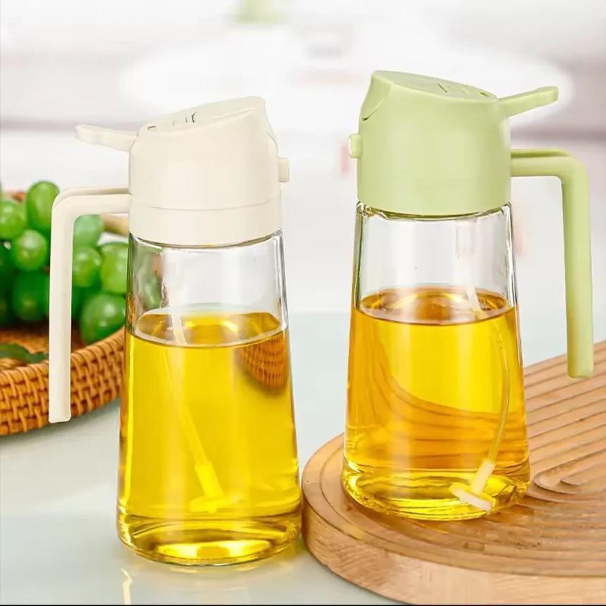 Olive Oil Sprayer Glass Green 100ml Kitchen Use