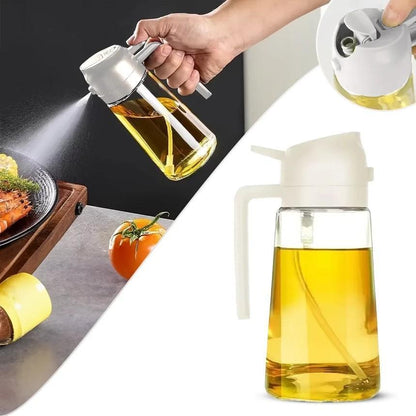 Olive Oil Sprayer Glass Green 100ml Kitchen Use