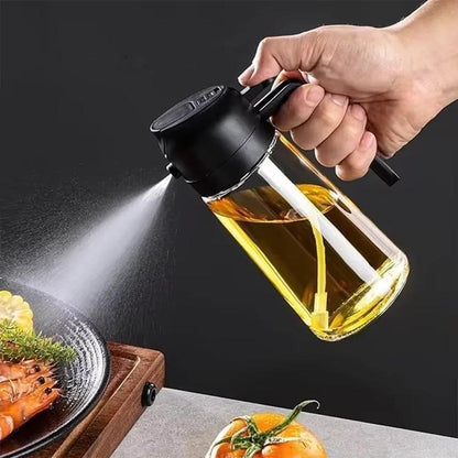 Olive Oil Sprayer Glass Green 100ml Kitchen Use